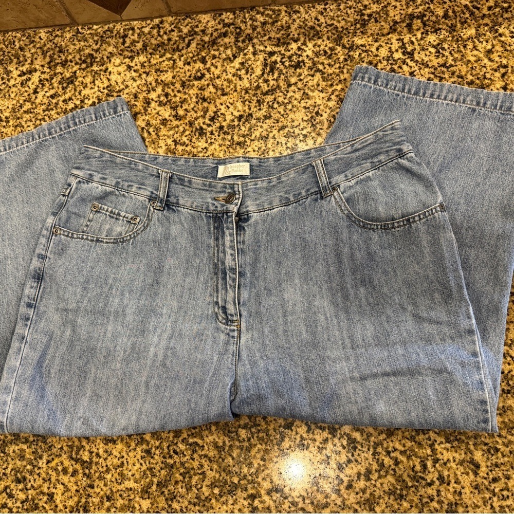 Christopher & Banks Classic Blue Denim Jeans Womens‎ Size 14
